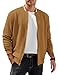 COOFANDY Men's Lightweight Varsity Jacket Fashion Bomber Jacket Casual Waffle Jacket
