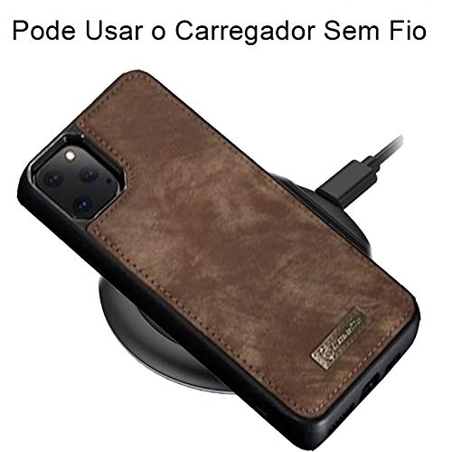 Capa Carteira Iphone 11 Tela 6.1 Cartões Cover Vintage Wallet