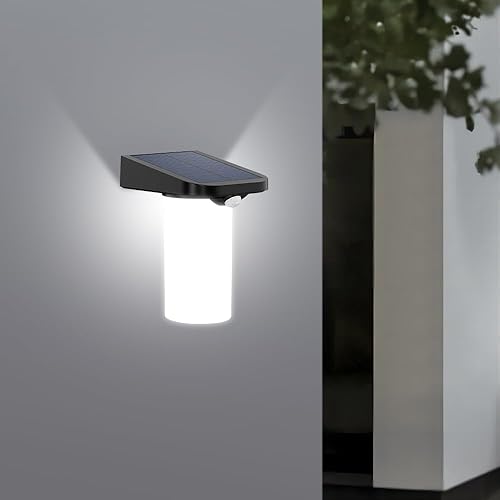Miniatura 4 de Lámpara de pared alimentada por energía solar con sensor de movimiento - Iluminación de seguridad exterior