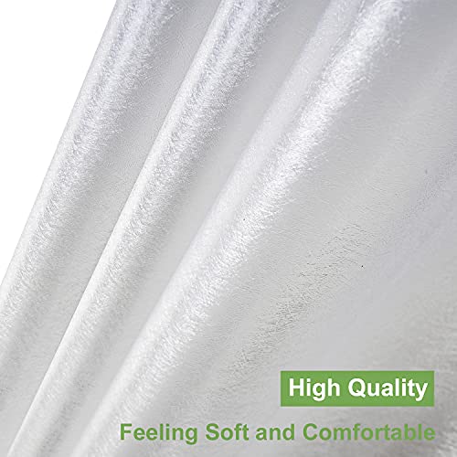 Ufriday Extra Long Shower Curtain Liner 86 Inches Long, Weighted Bathroom Shower Curtain Liner 72X86 Inch With 5 Bottom Magnets, Frosted And Semi-Transparent 9G Thick Havy Duty Bathroom Curtain #TOP3