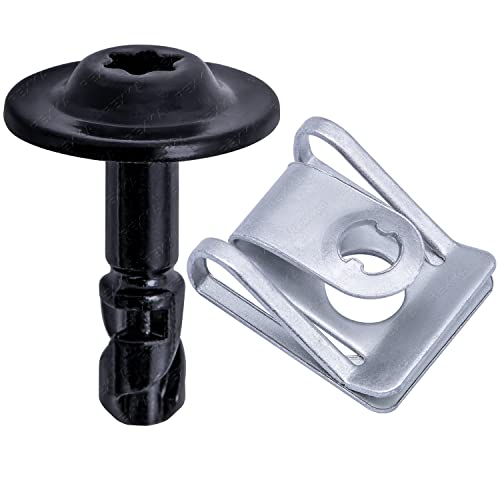 Rexka 10 Sets Radiator Support Splash Shield Under-Body Shield Pin & Clip Kit for Audi VW 8W0805121 8K0805922A B8 A4 A5 A6 C7 A7 A8 Q3 Q5 Q7 S4 S5 S6 S7