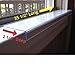 Magnum Plastics Window Sill Protector 35.5in x 2.25in Clear