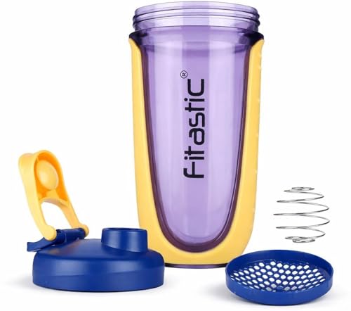 Image of Fuel Shaker Bottle - 700 ml | BPA-Free, Leak-Proof with Mixing Mesh | Premium Black Protein Shaker for Gym & Fitness