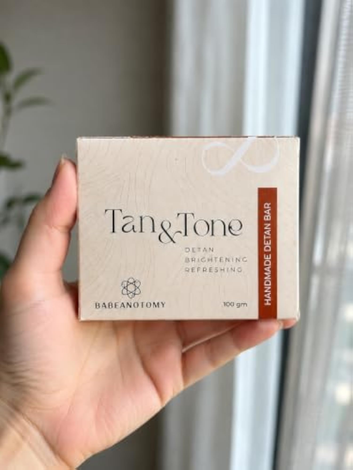 Tan-Tone Brightening Soap Bar for Face & Body, 100g