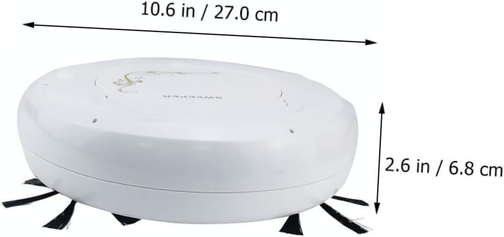 PRETYZOOM Intelligent Sweeping Robotic Mop for Hard Floors Strong Suction Low Noise Multi-Function