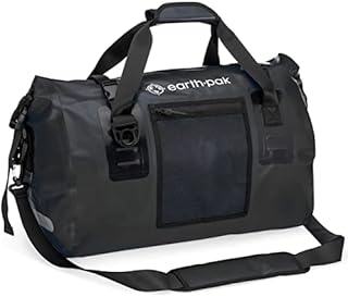 Earth Pak Waterproof Duffel Bag- Perfect for Any Kind of Travel, Lightweight, 50L / 70L / 90L / 120L Sizes - Large Storage Space, Durable Straps and Handles, Heavy Duty Material to Keep Your Gear Dry
