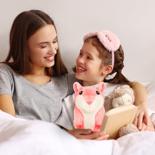 Tworiver N-005 Girl Toys For Toddlers Talking Hamster Repeats What You Say,Funny Gifts Stuffed Animal Toys thumb #2