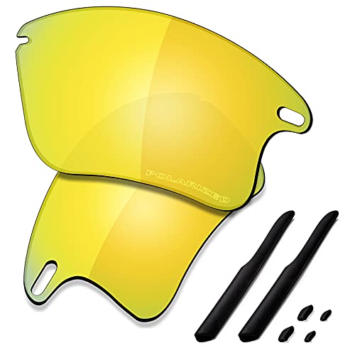 Image of SAUCER Premium Replacement Lenses & Rubber Kits for Oakley Fast Jacket XL OO9156 | Fast Jacket XL Low Bridge Fit Sunglasses
