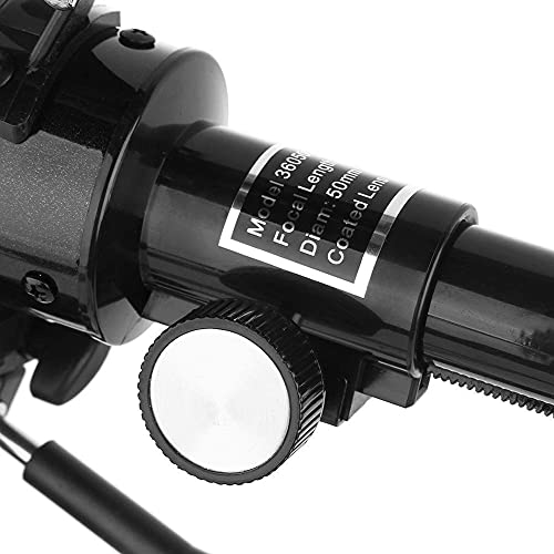 JYCCH Teleskop für Kinder, tragbares 50-mm-Refraktor-Reiseteleskop, ideal für Kinder, um das Weltraum-Mond-Stern… – Bild 5