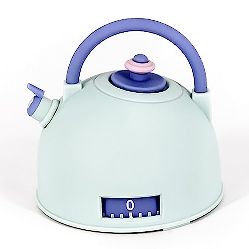 Ranvi Hot Pot Shape Timer Organizer, Kitchen Timer Learning Reminder for Baking and Cooking(Electric Kettle)