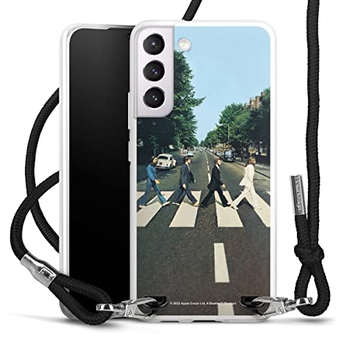 DeinDesign Coque Collier Compatible avec Samsung Galaxy S22 Plus Coque avec Cordon Coque avec Cordon Abbey Road The… - Les Beatles, Paul McCartney, John Lennon, RIngo Starr, George Harrison DeinDesign Coque Collier Compatible avec Samsung Galaxy S22 Plus Coque avec Cordon Coque avec Cordon Abbey Road The…