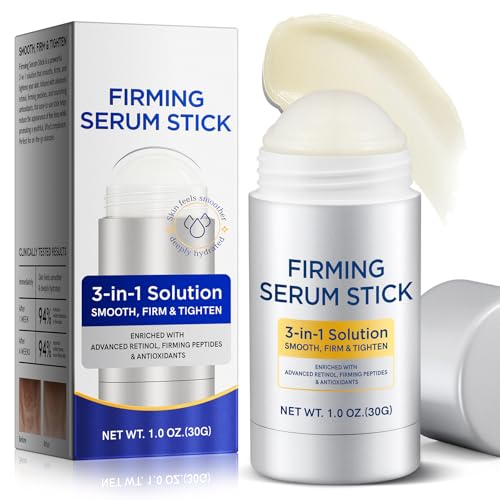 Advanced Retinol Firming Serum Stick,3 in 1 Retinol Stick Tighten and Firm Face & Neck, Smoothes...