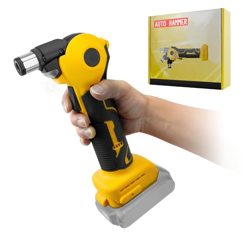 Cordless Palm Nailer for dewalt 20V Battery Auto Hammer with Magnetic Head 0-90 Adjustable Auto Hammer for One-Handed Use for Framing & Joist Hangers(No Battery)