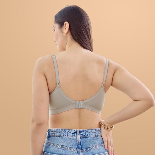 Image of MAASHIE M5505 Women's Padded Foam Cups Full Coverage Non Wired T-Shirt Bra