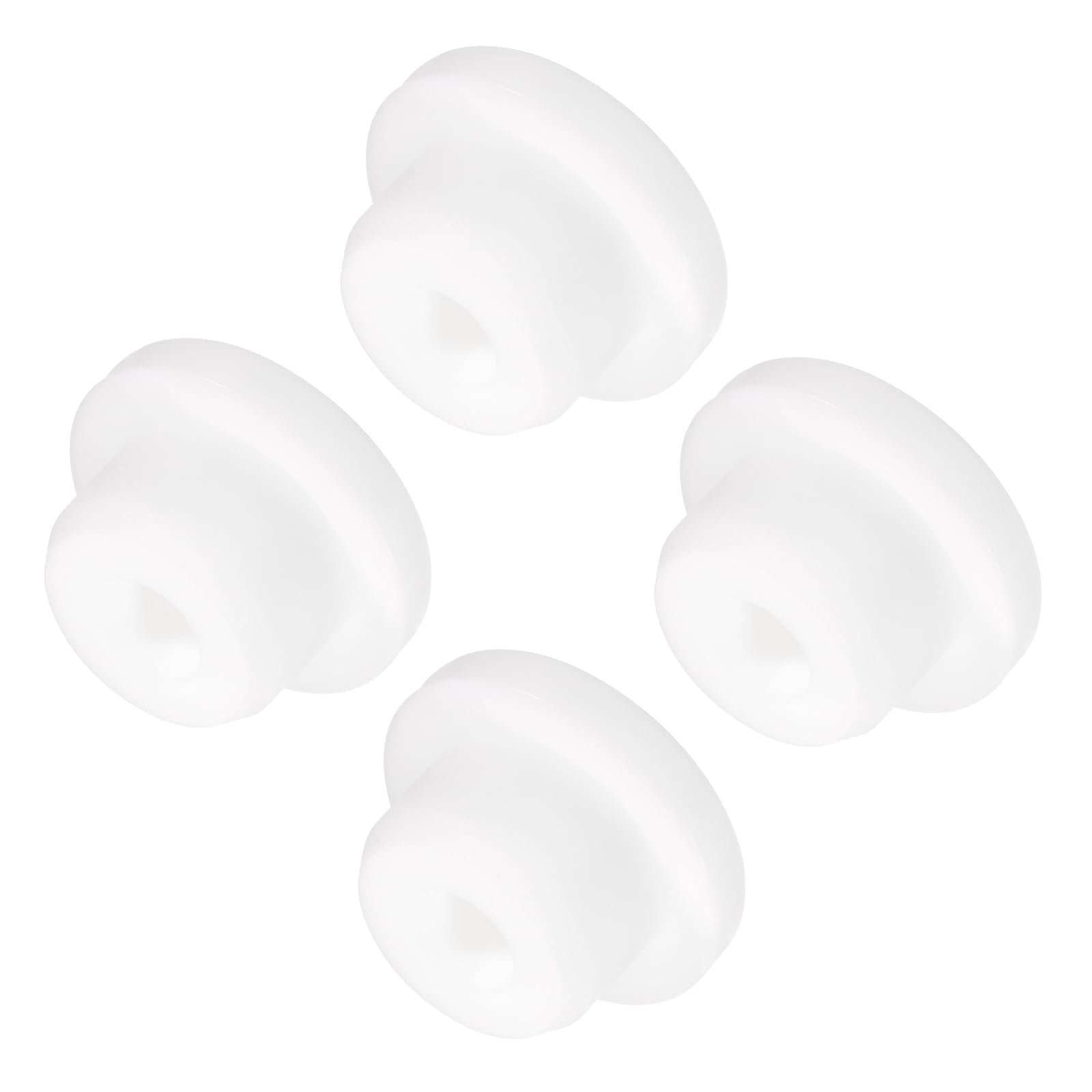 MECCANIXITY 4pcs T-Shaped Silicone Plugs 18mm 11/16 Inch Dia Snap in Plug Hole Seal Cover Round Rubber Stopper for Kitchen Rubber Bulkheads Waterproof