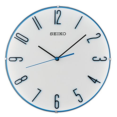 Seiko Wanduhr – Braun, Kunststoff, Schleichende Sekunde | Modell QXA713T, Klassisches Design