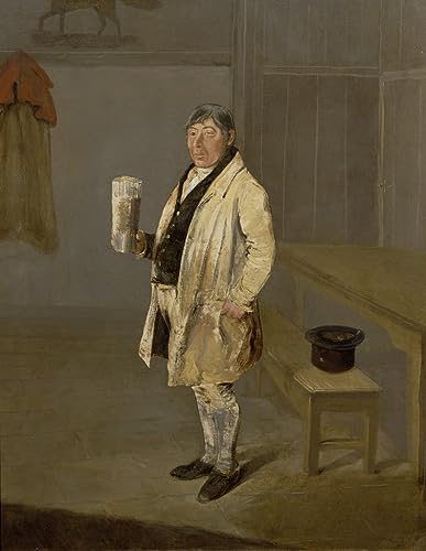 Tableau de George Garrard portrait d'un homme affiche de collection grand format