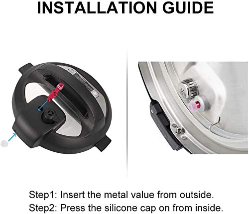 (Set Of 5) Replacement Floater Valve And Sealer Ring For Electric Pressure Cooker, Pressure Cookers Parts, Faberware Steam Valve #TOP5