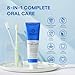 IZKUT 10% Nano Hydroxyapatite Toothpaste: Fluoride Free Natural Whitening Toothpaste for Sensitive Teeth, Enamel Support, Plaque Remover, SLS Free, Fresh Mint Flavor, Adults & Kids, 4 oz (Pack of 2)