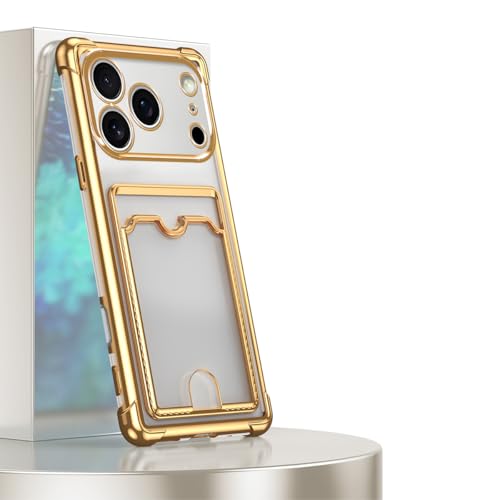 Coque iPhone 11 Pro Max souple transparente pour éviter les rayures avec style or