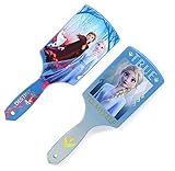 Disney Frozen 2 Anna & Elsa Girls Paddle Cushion Hair Brush, Set of 2