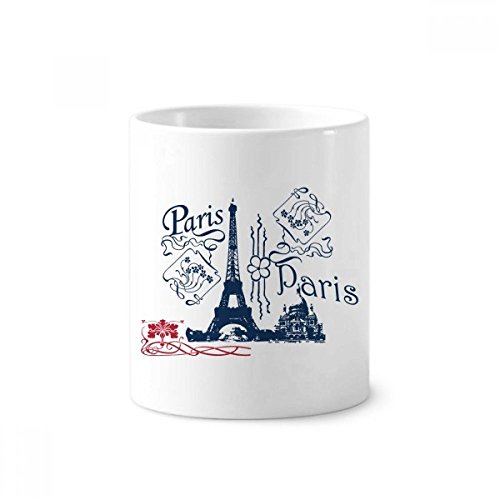 Tasse Paris Tour Eiffel dessin en ligne pour un réveil élégant ou un bureau organisé