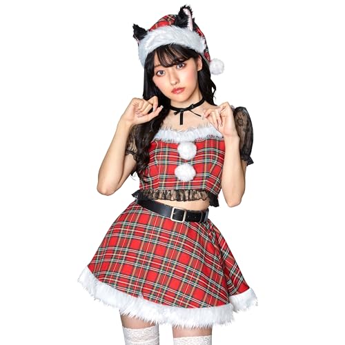 クリアストーン(Clearstone) 【Amazon.co.jp限定】ミミノエル コスプレ クリスマス キティチェックサンタ 2...