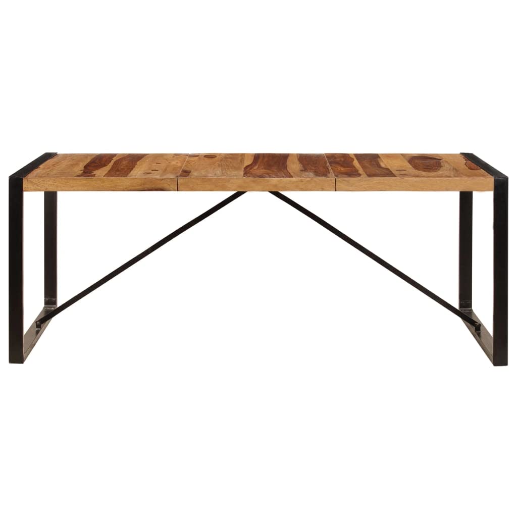 Table à dîner bois de sesham solide 200 cm pour résoudre le manque de place