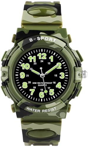 GUUMUXIN Kinderuhr Jungen Mädchen,Armbanduhr Jungen Analog,Armbanduhr Kinder,Analog Quartz Uhr mit A rmbanduhr Kautschuk Wasserdicht Outdoor Sports Uhren GUUMUXIN Kinderuhr Jungen Mädchen,Armbanduhr Jungen Analog,Armbanduhr Kinder,Analog Quartz Uhr mit A rmbanduhr Kautschuk Wasserdicht Outdoor Sports Uhren