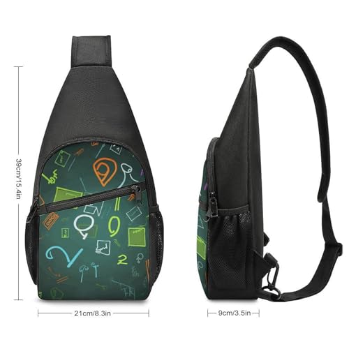 Bolso tipo sling casual para mujer y hombre miniatura 2