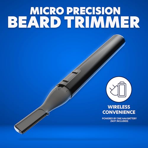 Aparador de barba de micro precisão Groom Essentials para homens | Aparador de pelos para homens, ap
