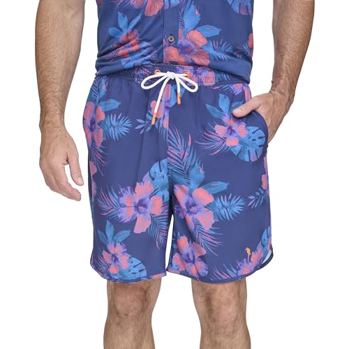 Margaritaville Men's Standard Island Reserve Hibiscus Print Swim Trunk