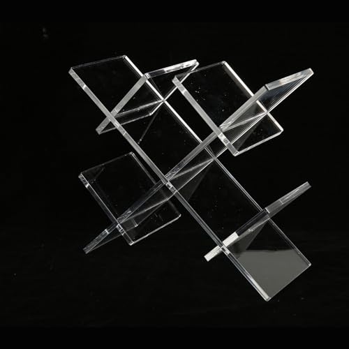 Soporte para botellas de vino de acrílico transparente para 5 botellas miniatura 2