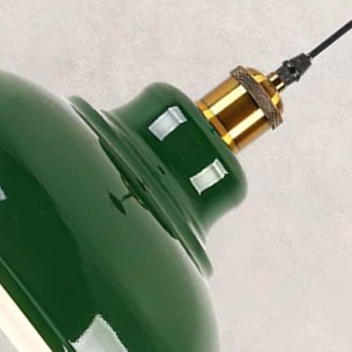 Suspension style industriel moderne e27 luminaire suspendu vert