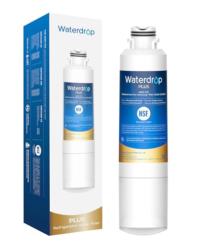 Image of Waterdrop Plus WDP-F27 NSF 401 Certified Refrigerator Water Filter, Reduce PFOA /PFOS, Replacement for Samsung DA29-00020B Water Filter HAF-CIN, HDX FMS-2, RF28HMEDBSR
