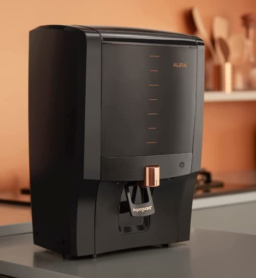 Aquaguard Aura RO+UV+UF+Taste Adjuster(MTDS) with Active Copper & Zinc 7L water purifier,8
