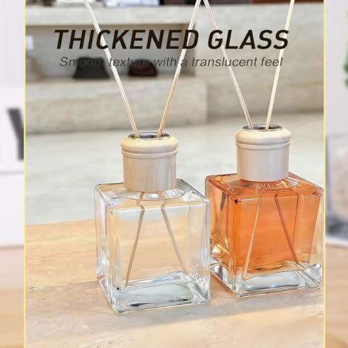 Botellas de vidrio para difusor de aroma vacío 50ml miniatura 6