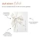 Stella & Soul Gelübde Karten | 2er Set für Eheversprechen, aufklappbare Karte A5 mit Schleife & Einlegepapier für Hochzeit, Braut, Bräutigam