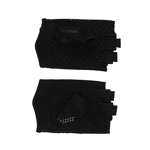 FOMIYES 1Pair Half Finger Cycling Gloves Non Slip Breathable Outdoor Riding Gloves for Gym and Sports Comfortable Fit Durable Material for Men and Women