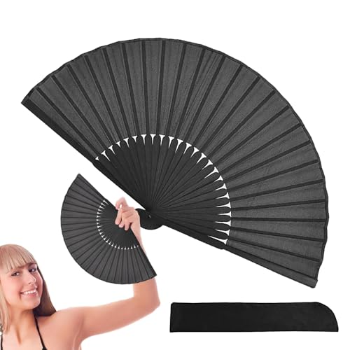 Zuasdvnk Abanico plegable, mano plegable portátil, ventilador de verano portátil y plegable | Ventilador plegable con bisagra resistente para actividades al aire libre, áreas de trabajo, viajes, Zuasdvnk Abanico plegable, mano plegable portátil, ventilador de verano portátil y plegable | Ventilador plegable con bisagra resistente para actividades al aire libre, áreas de trabajo, viajes,