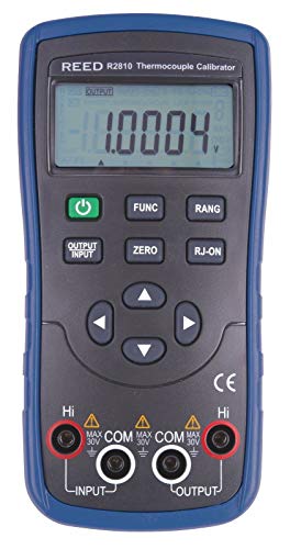 REED Instruments R2810 Thermocouple Calibrator (8 Thermocouple Types R, S, B, E, K, J, T, N)