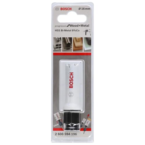 Bosch Professional Lochsäge Progressor for Wood & Metal (Holz und Metall, Ø 16 mm, Zubehör Bohrmaschine) – Ansicht 1