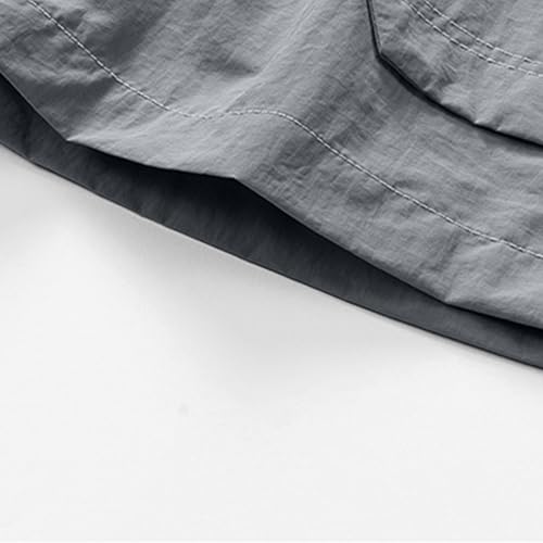 Image of Men's Cargo Shorts Elastic Waist Adjustable Drawstring Lightweight Loose Fit Casual Shorts Summer Knee Length Pants