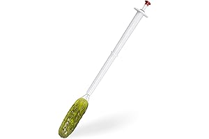 7.87" Premium Pickle Grabber Tool - Effortless Pickle Picker for Jars and Containers