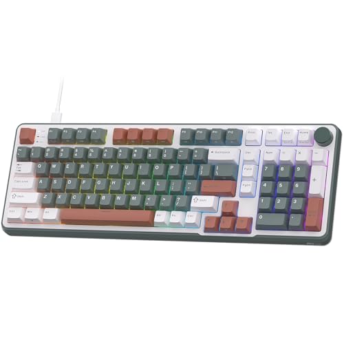RK ROYAL KLUDGE C98 HE Mechanical Gaming Keyboard, Hall...