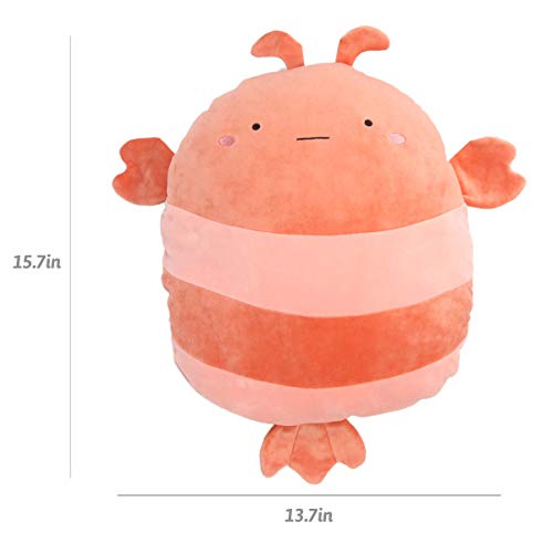 Arelux 16In Cute Lobster Stuffed Animal Plush Doll Toy Cute Anime Plush Pillow Soft Kawaii Plushies Room Decor Gifts For Kids Girls Boys Birthday #TOP5