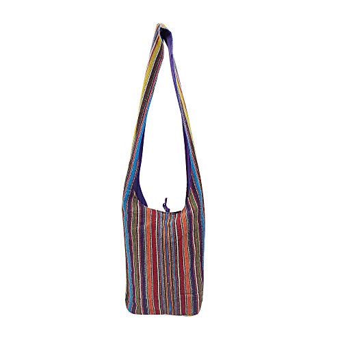 Image of SUVASANA Large Sling Shoulder Bag for Men Women Casual Comfortable Everyday Purse Travel Women's Cross-body Bags