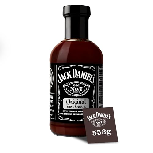 Jack Daniel's Original BBQ Sauce, Gluten Free, No Preservatives, 553g Barbecue Sauce Bottle