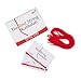 Giftis 10 pcs. Original Kabbalah Red String Bracelet - 100% Wool - Protection Against the Evil Eye from Rachel’s Tomb in Israel