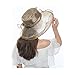 Elegant Sun Hats for Women Foldable Wide Brim Hat Fashion Hats Suitable for Holiday Traveling, Brown 1